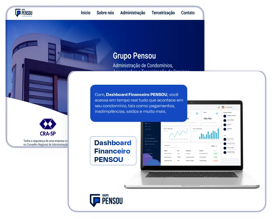 Dashboard Pensou